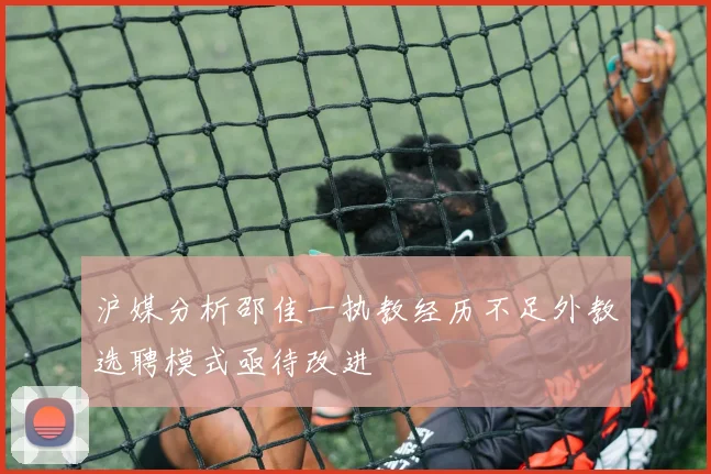 沪媒分析邵佳一执教经历不足外教选聘模式亟待改进